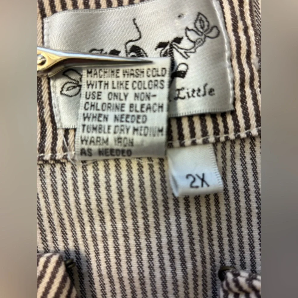 Live a Little Brown and Cream Striped Lightweight Jacket - Picture 9 of 10